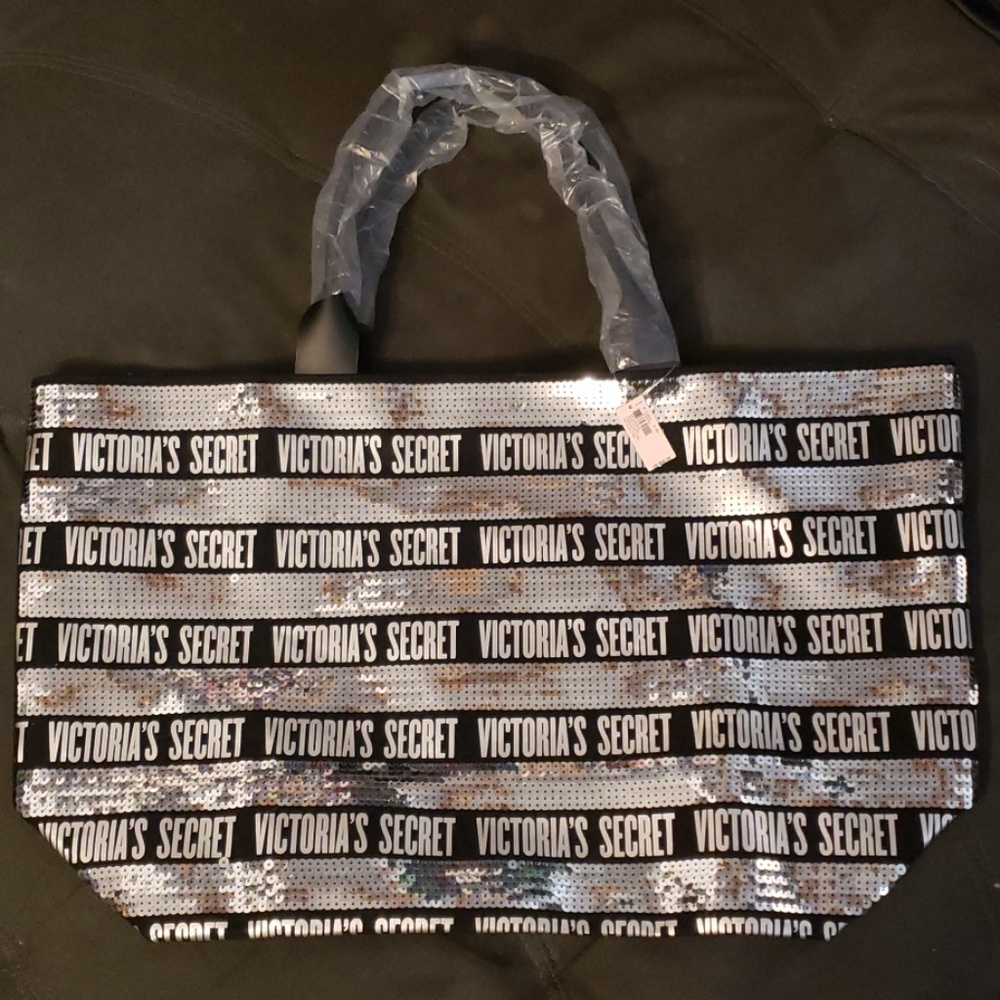 Sequin Victoria Secret Tote